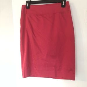 Pink knee length pencil skirt!!
